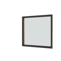 Fast fönster med båge